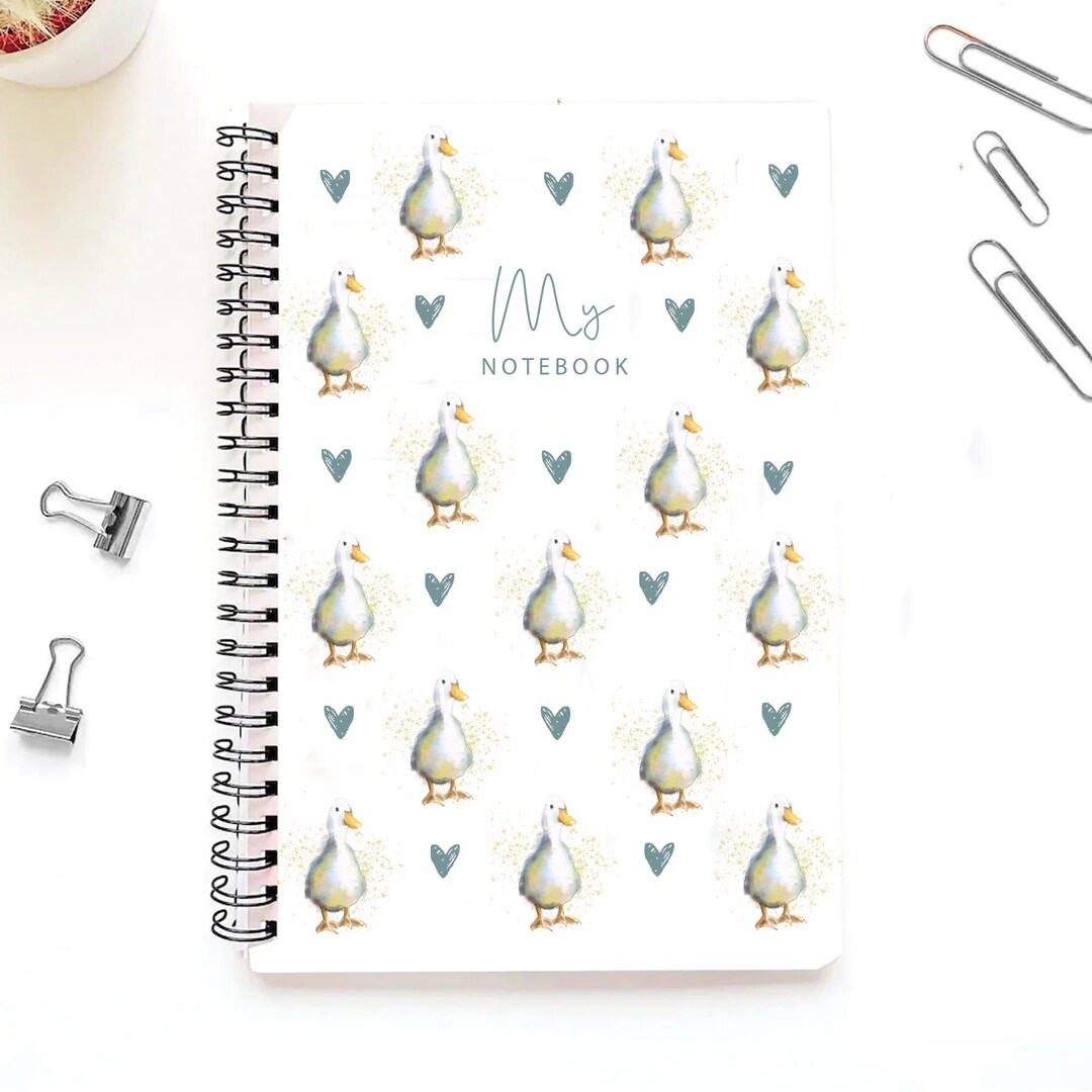 Personalised Duck Journal, Duck Gift for Her, Duck Notebook, Duck Owner ...