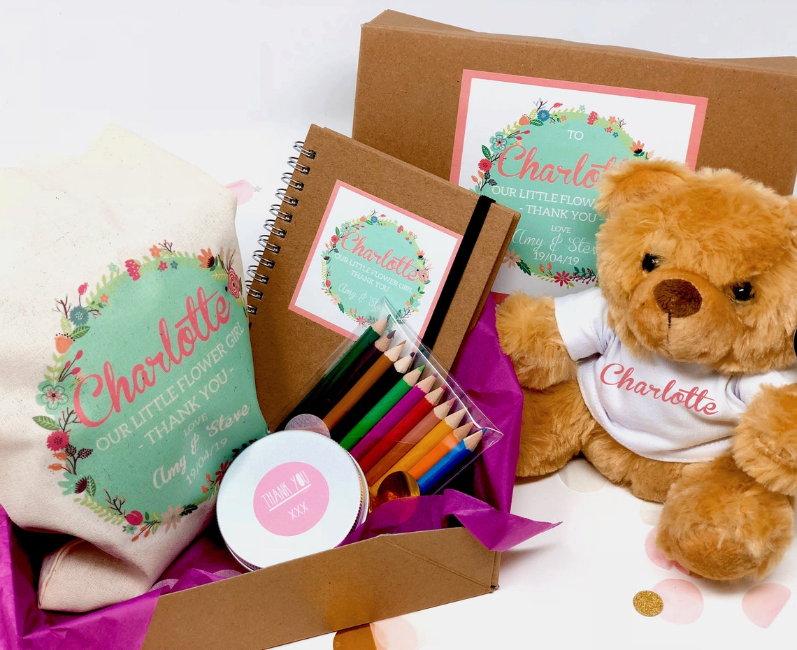 Personalised Flower Girl Gift Box Flower Girl Gift Set Etsy