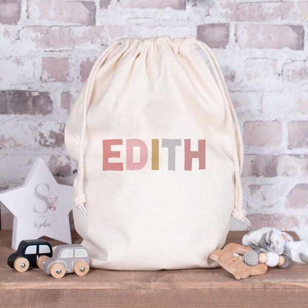 Drawstring Toy Bag Etsy