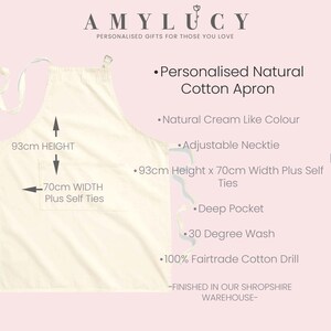 Personalised Wedding Apron, Bride Wedding Apron, Wedding Dress Apron, Wedding Groom Aprons, Custom Wedding, Reception Apron, Wedding Day imagem 7