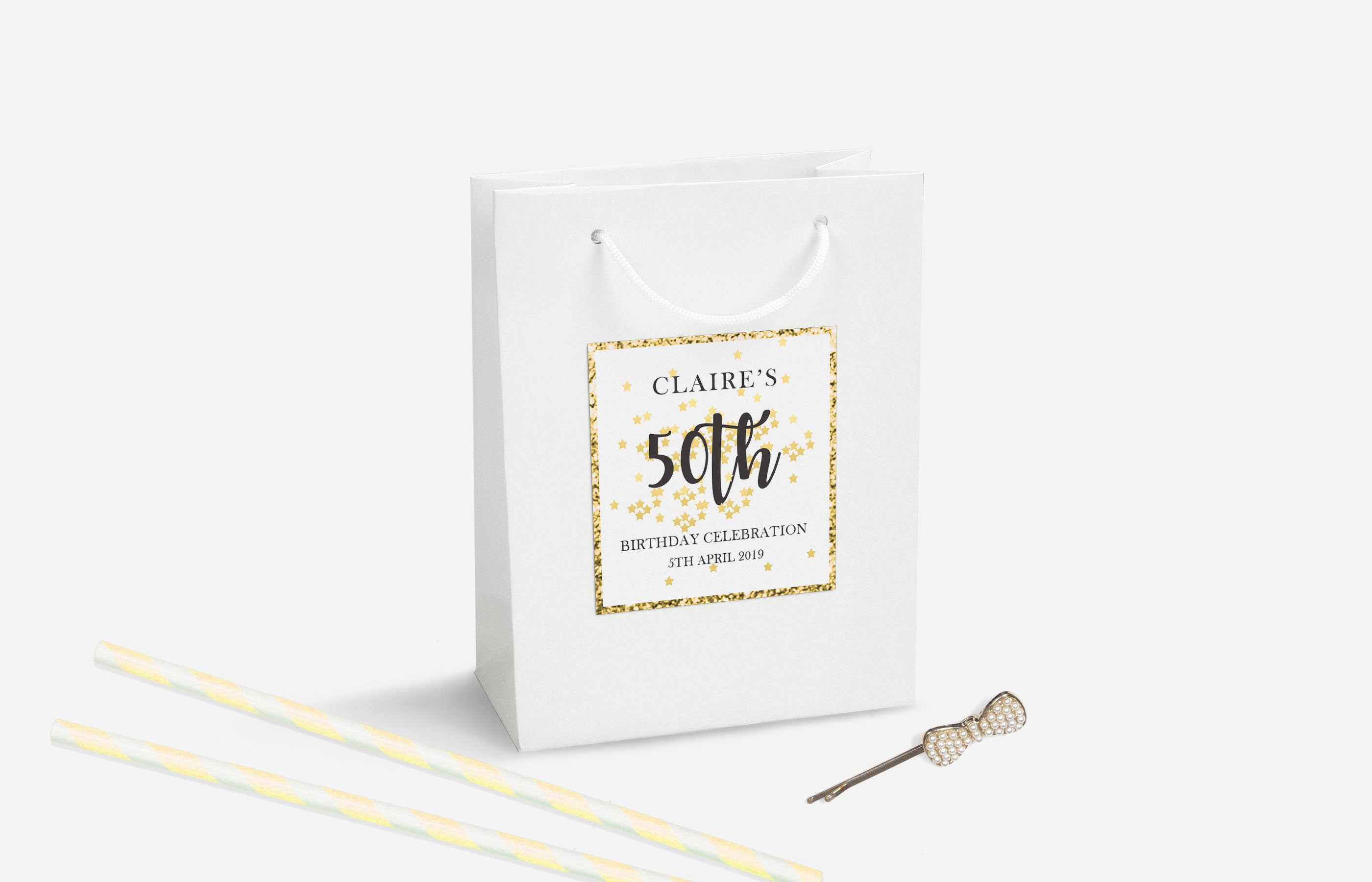 Personalised Happy Birthday Gift Bag DIY Personalised Etsy UK