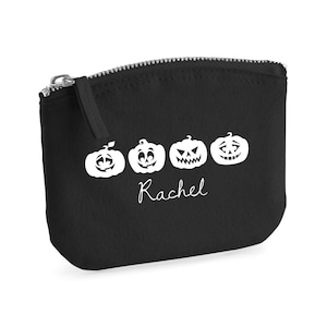 Monedero de calabaza personalizado, monedero de calabaza, regalo de calabaza, monedero de estilo alternativo, monedero gótico, relleno de media de calabaza, Halloween