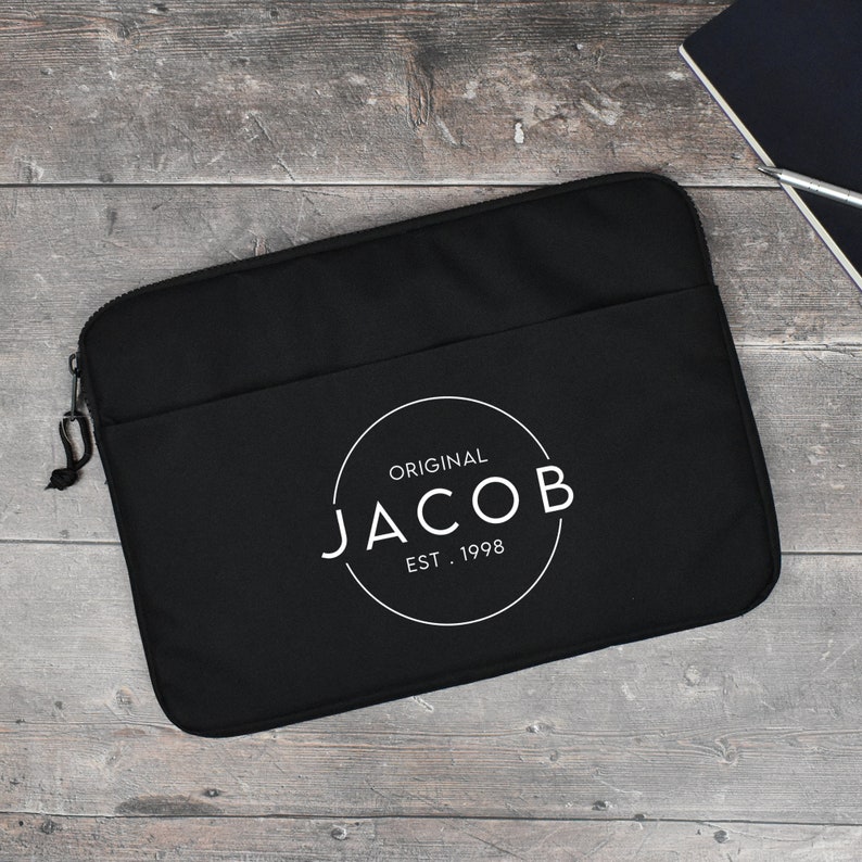 Personalised Laptop Bag University Gift Laptop Case Name Etsy