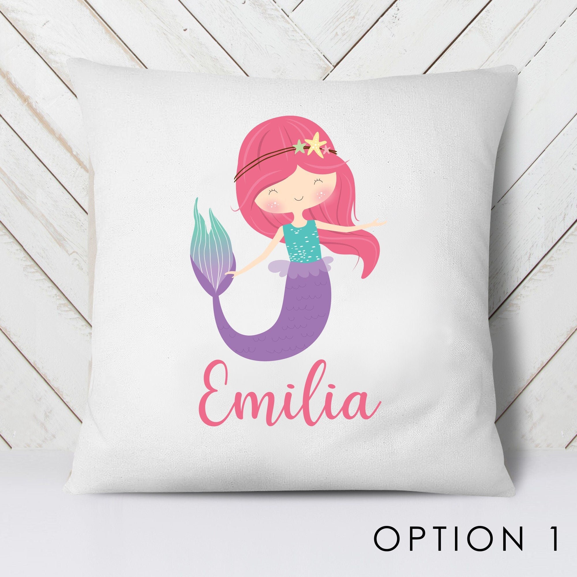 Personalised Mermaid Cushion Mermaid Gift Mermaid Decor Mermaid Cushion Girls Decoration Bedroom Cushion Kids Mermaid Gifts Etsy