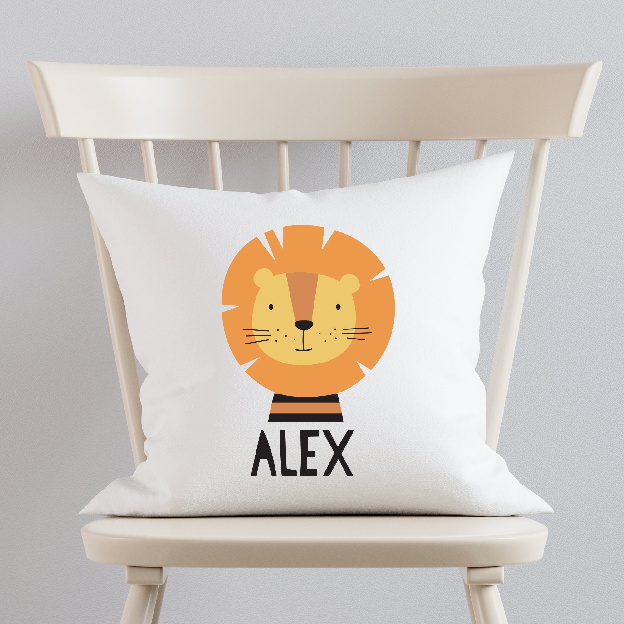lion cushion nursery