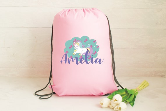 Personalised Gym Bag Kids Girls Unicorn Gym Bag Girls Drawstring Bag School Bag Unicorn School PE Bag Unicorn Pump Bag Nursery Bag Etsy Canada