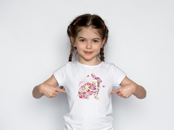 Personalised Easter Bunny Kids T-shirt 