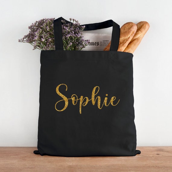 Personalised Tote Bag Any Name Tote Bag Your Quote Tote Bag Etsy