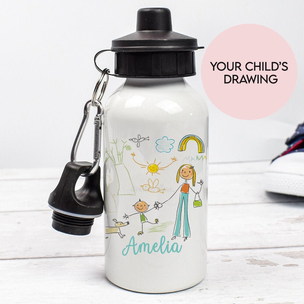 Personalised Kids Water Bottle, Back to School, Drink Bottle, Wedding,  Party Favour, Water Bottle, Birthday, Christmas, Easter, Nursery 