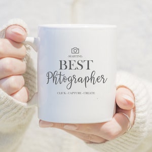 Personalised Photographer Mug, Best Photographer Gift, Personalised Gift For Photographer, Wedding Photographer Gift, Photography Gifts,