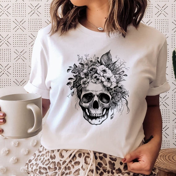 ladies skull top