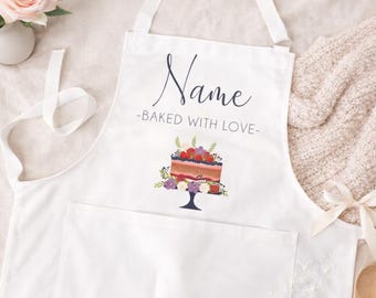 Personalised Apron, Customised Cooking Apron, Baking Gift Her, Cooking Gift, Mothers Day Gift, Baking Lover Gift, Mum Gift, Baking Apron