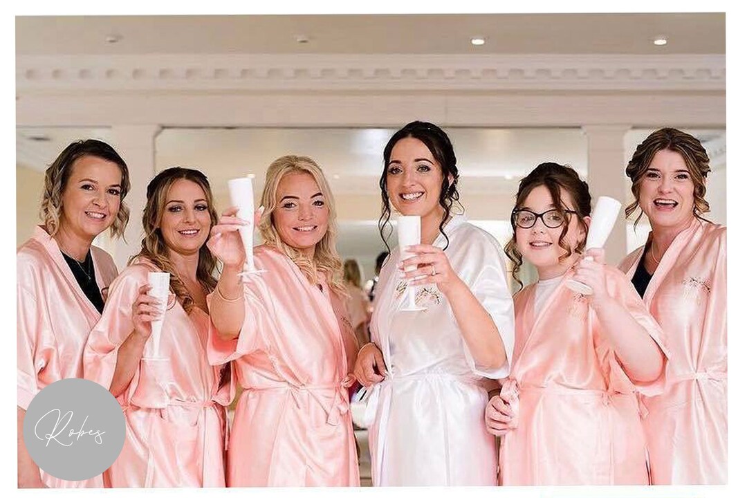 Personalised Bridesmaid Robe, Personalised Robe, Hen Party Robes