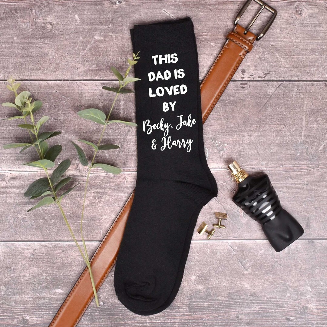 The Best Dad Socks - Personalized Dad Socks – Super Socks