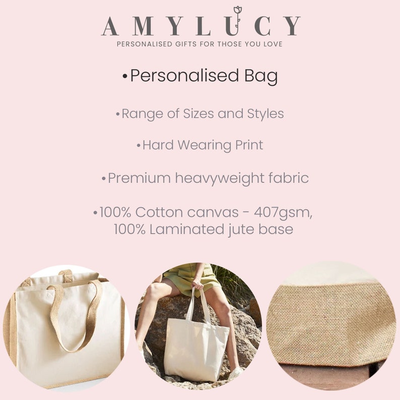Personalised Large Tote Bag Large Shopper Bag Uni Bag - Etsy UK