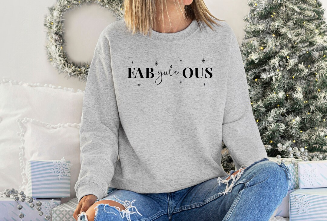 Christmas Themed Fun Print Sweater