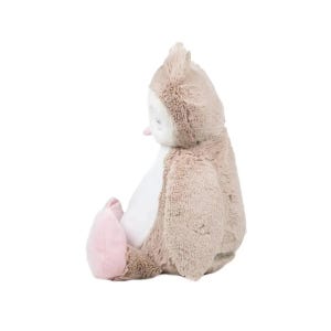 Personalised Owl Teddy, Personalised Plush Toy, Baby Girl Gift, Custom Soft Toy, Pink Rainbow Teddy, Teddy Nursery Decor, New Arrival Gift - Amy Lucy