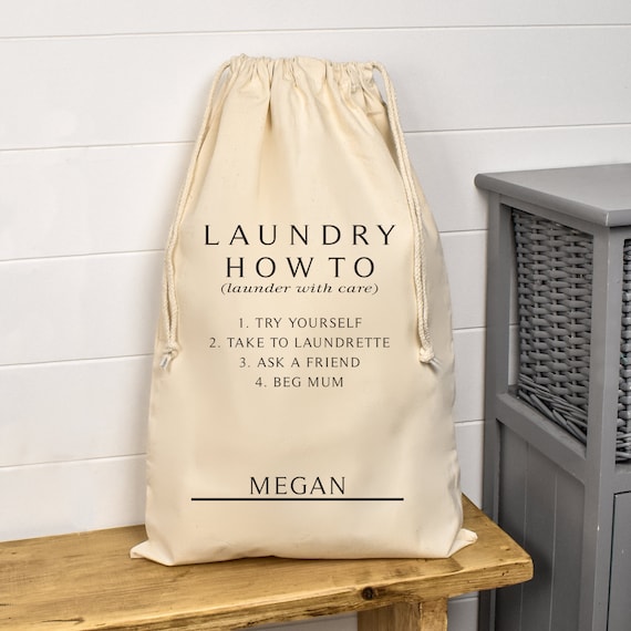 Personalised Uni Laundry Bag University Gift University - Etsy UK