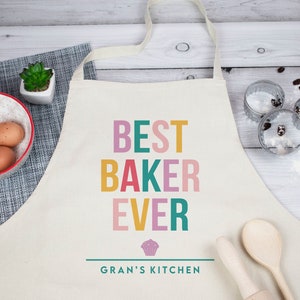 Personalised Apron, Baking Gifts, Personalized Apron, Cooking Gift, Gift for Her, Full Kitchen Apron, Funny Quote Apron, Kitchen Custom afbeelding 1