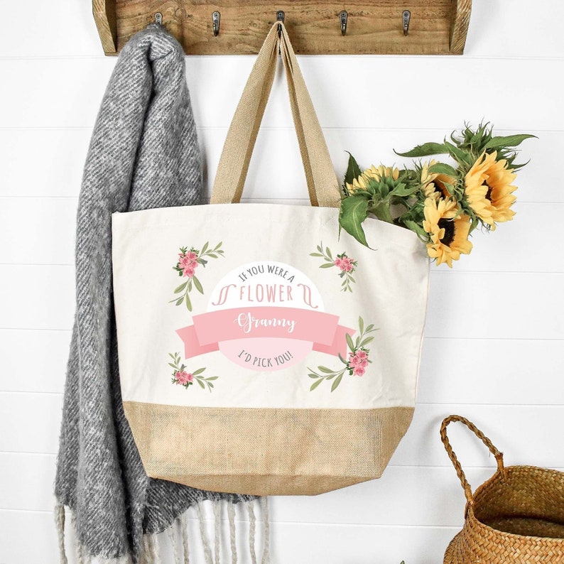 Personalised Mum Bag, Mother's Day Tote Bag, Nan Gift, Nanny Gift, Mother's Day Gift, Nan Tote Bag, Mum Gift, Mum Tote Bag, Mother's Day Bag image 3