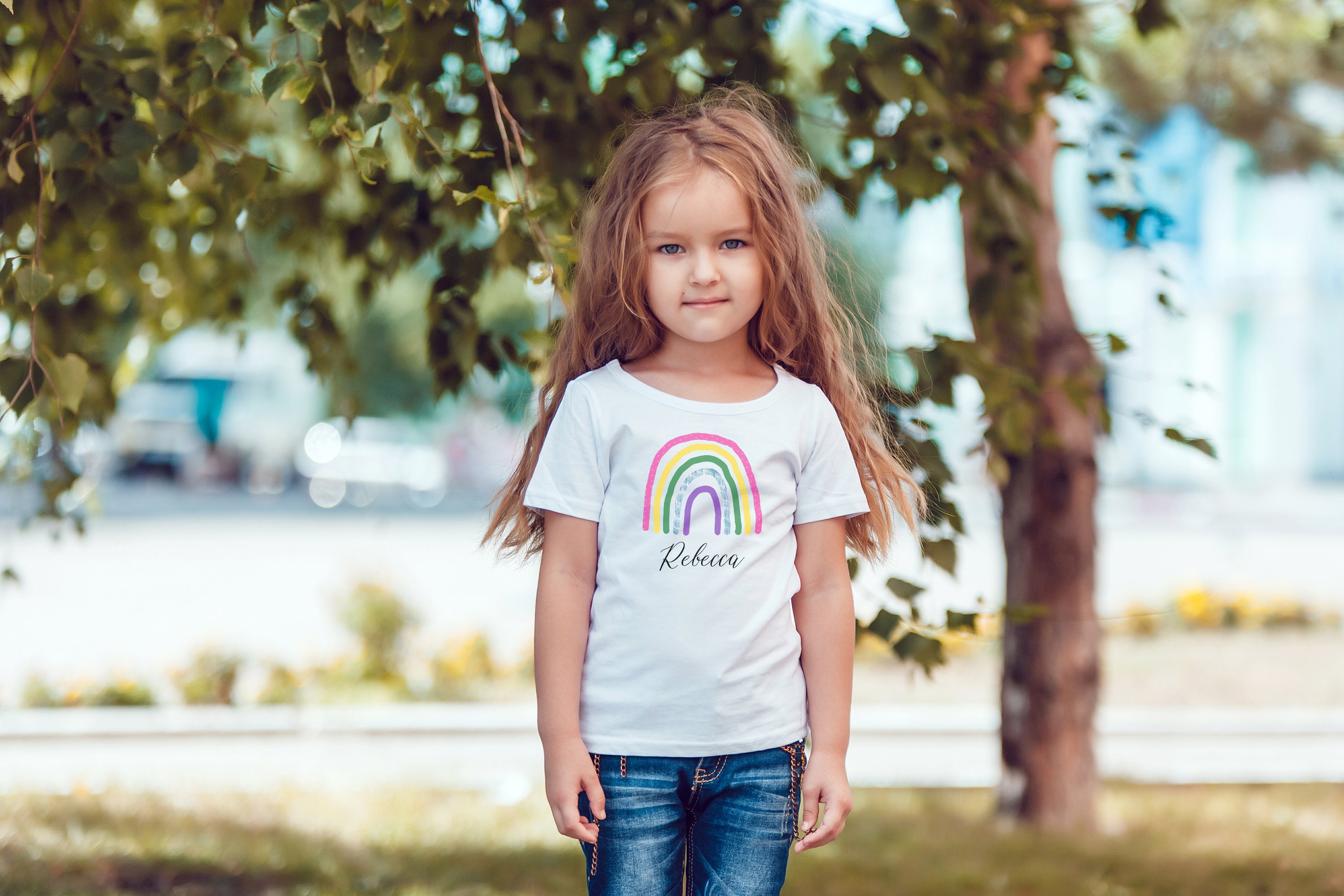 Kids Custom Printed Tshirt to support,thank you to NHS rainbow unisex t shirt 