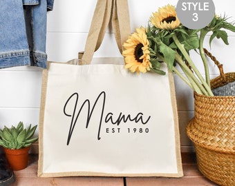 Personalised Mum Bag, New Mum Bag, Mother's Day Tote Bag, Personalised Mum Shopping Bag, Mother's Day Gift, Mama Tote Bag, Shopper Bag