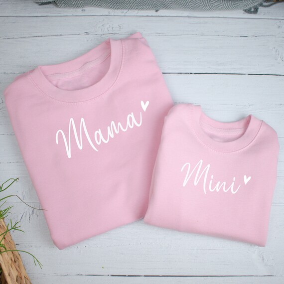 Escudero autobús Folleto Sudadera de mamá y mini madre e hija a juego mini regalos de - Etsy España