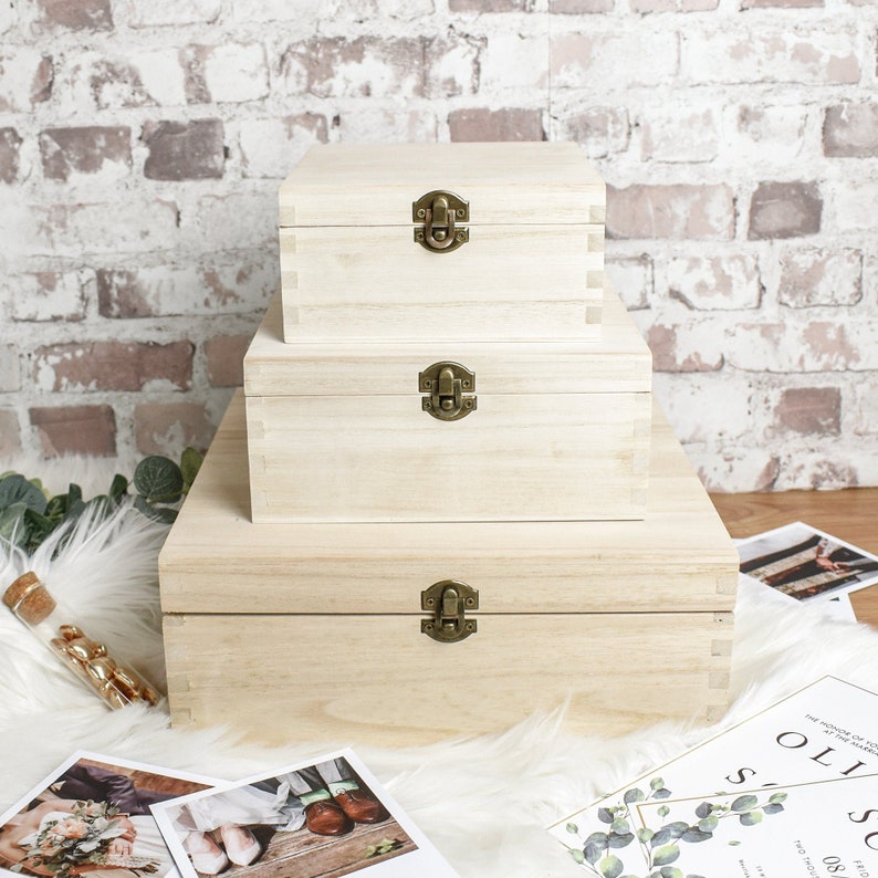 Personalised New Parents Gift Box, New Parents Gift, New Parents Memory Box, New Parents Keepsake Box, New Baby Gift Box, Wooden Engraved image 8
