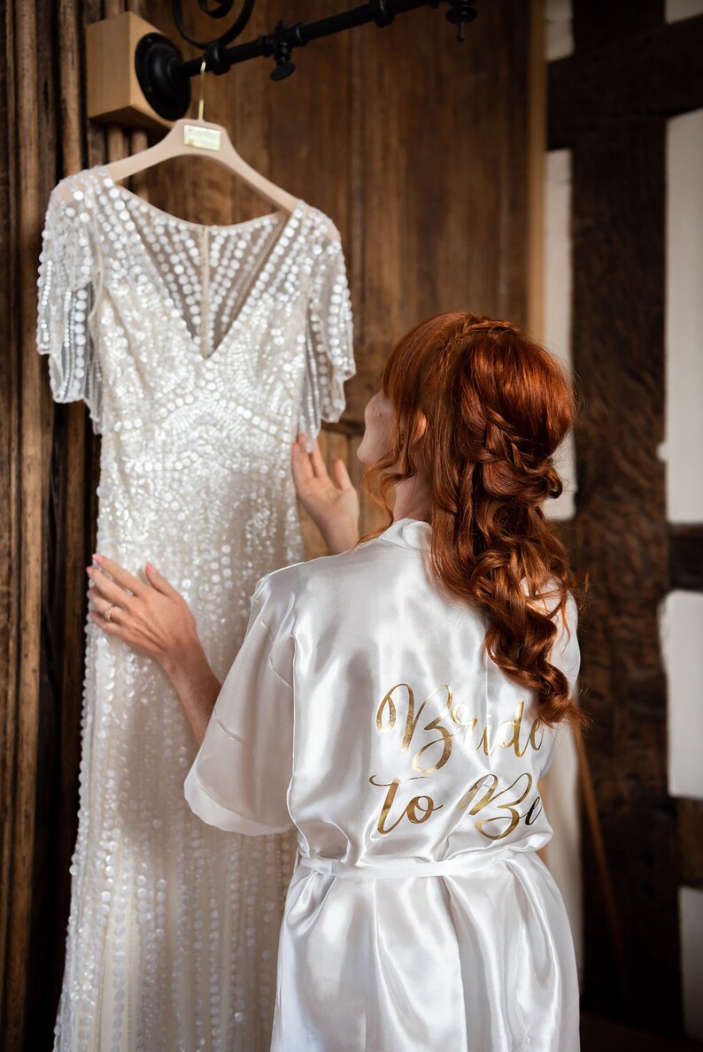 Personalised Bridesmaid Robe Personalized Robe Hen Party Etsy