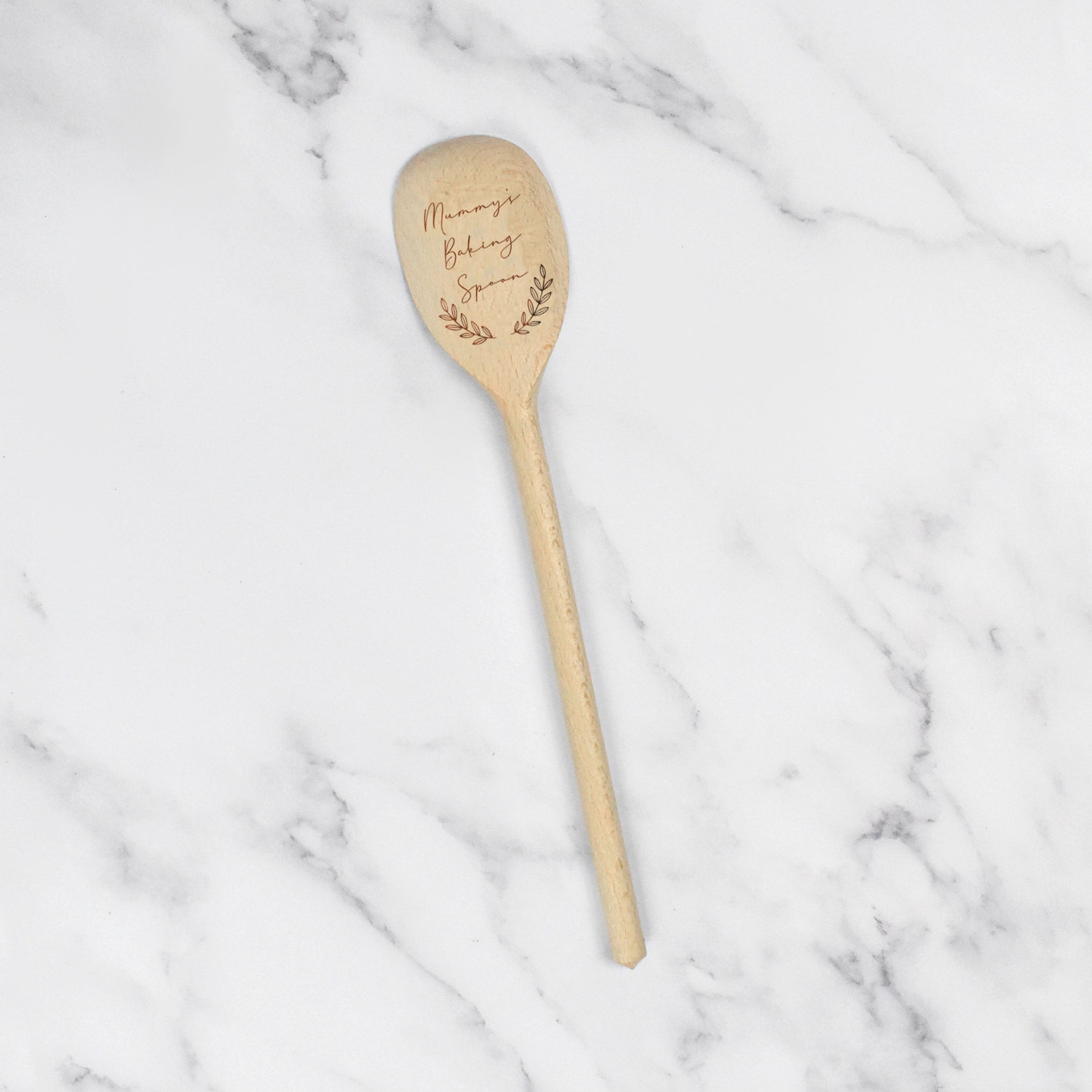 Personalised Wooden Spoon Name Baking Spoon Engraved Baking Etsy UK