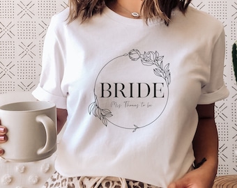 Personalised Bride To Be Tops, Hen Party T-shirts, Hen Night T-shirts, Hen Party Tops, Bride To Be Tops, Babe & Bride Tops, Babe Tops, Hen