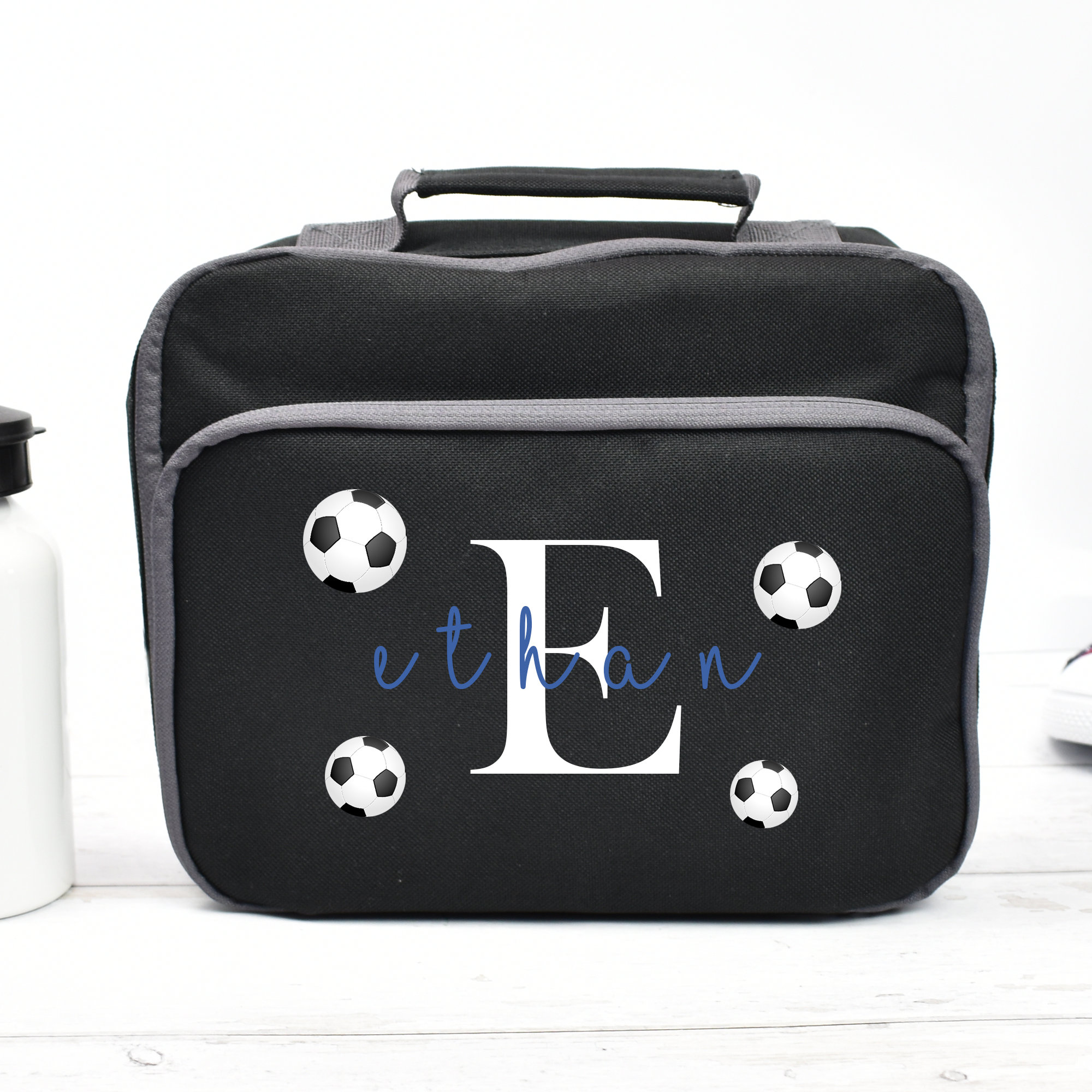 Personalised Football Lunch Bag Football School Lunch Bag Etsy UK