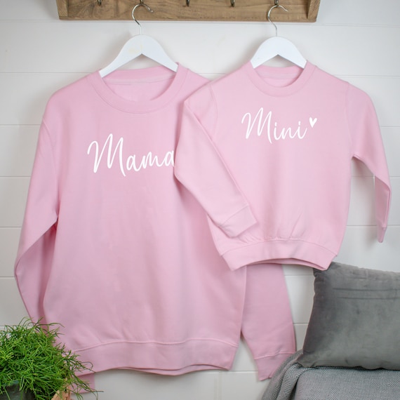 Mamá y Mini Sudadera Mamá e Hija a juego Mama Mini Regalos | Etsy España