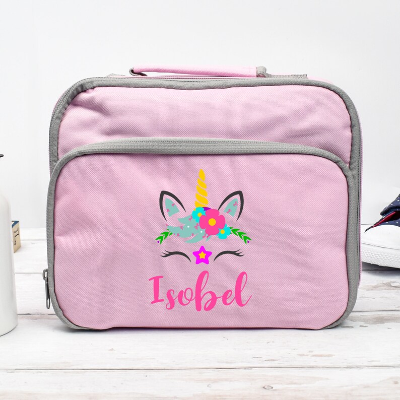 Personalised Unicorn Lunch Bag Unicorn School Lunch Bag Kids Etsy