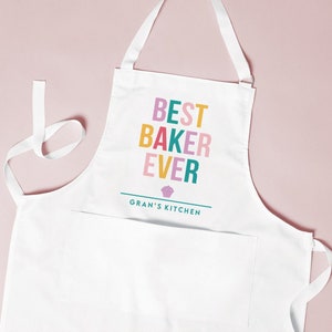 Personalised Apron, Baking Gifts, Personalized Apron, Cooking Gift, Gift for Her, Full Kitchen Apron, Funny Quote Apron, Kitchen Custom afbeelding 2