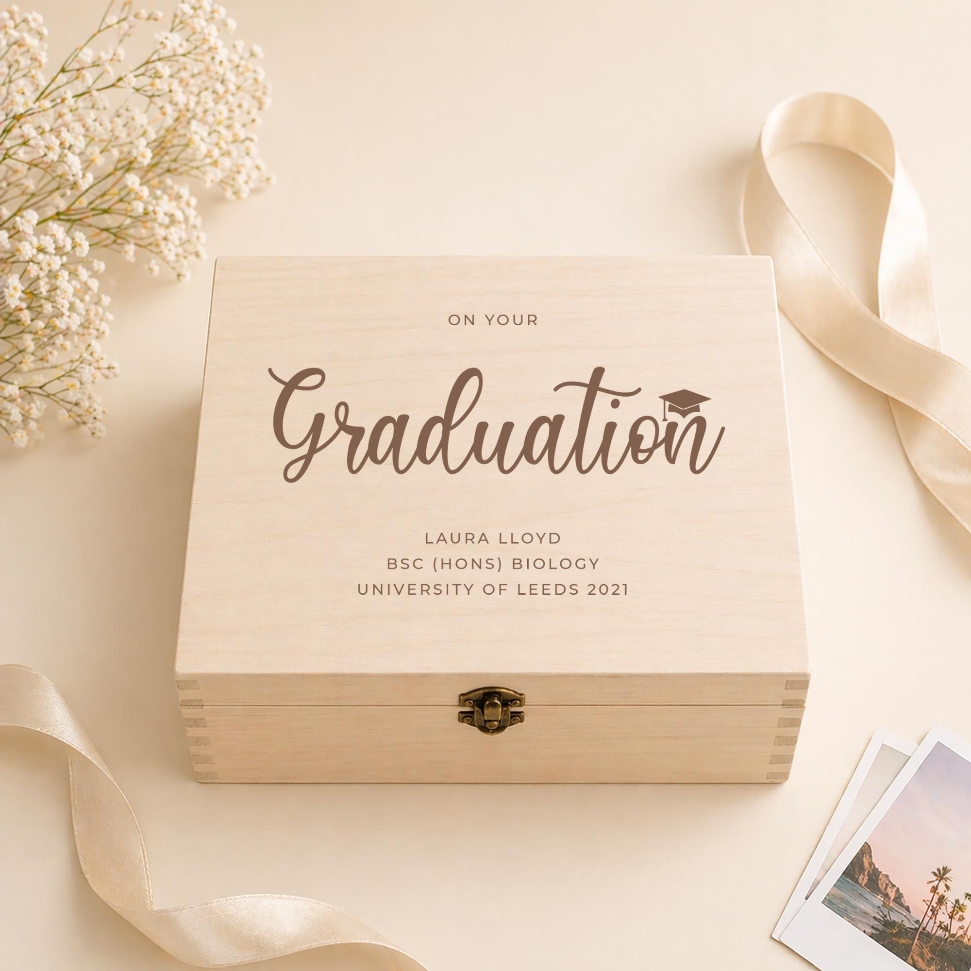 Sample Grad Box Personalised Graduation Gift Box, Graduation Memory Box, Grad Keepsake ...