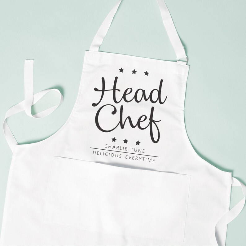 Personalised Apron, Baking Gifts, Personalized Apron, Cooking Gift, Gift for Her, Full Kitchen Apron, Funny Quote Apron, Kitchen image 1