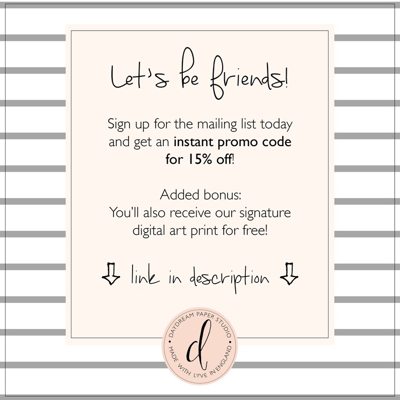 hand lettered thirtieth birthday card with kraft luxury envelope Thirty