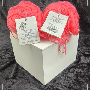 Loops & Threads Joy DK Yarn - Coral - DISCONTINUED - 2 Balls