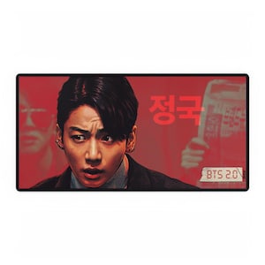 BTS 2.0 customized gaming mousepad/desktop mat - all members