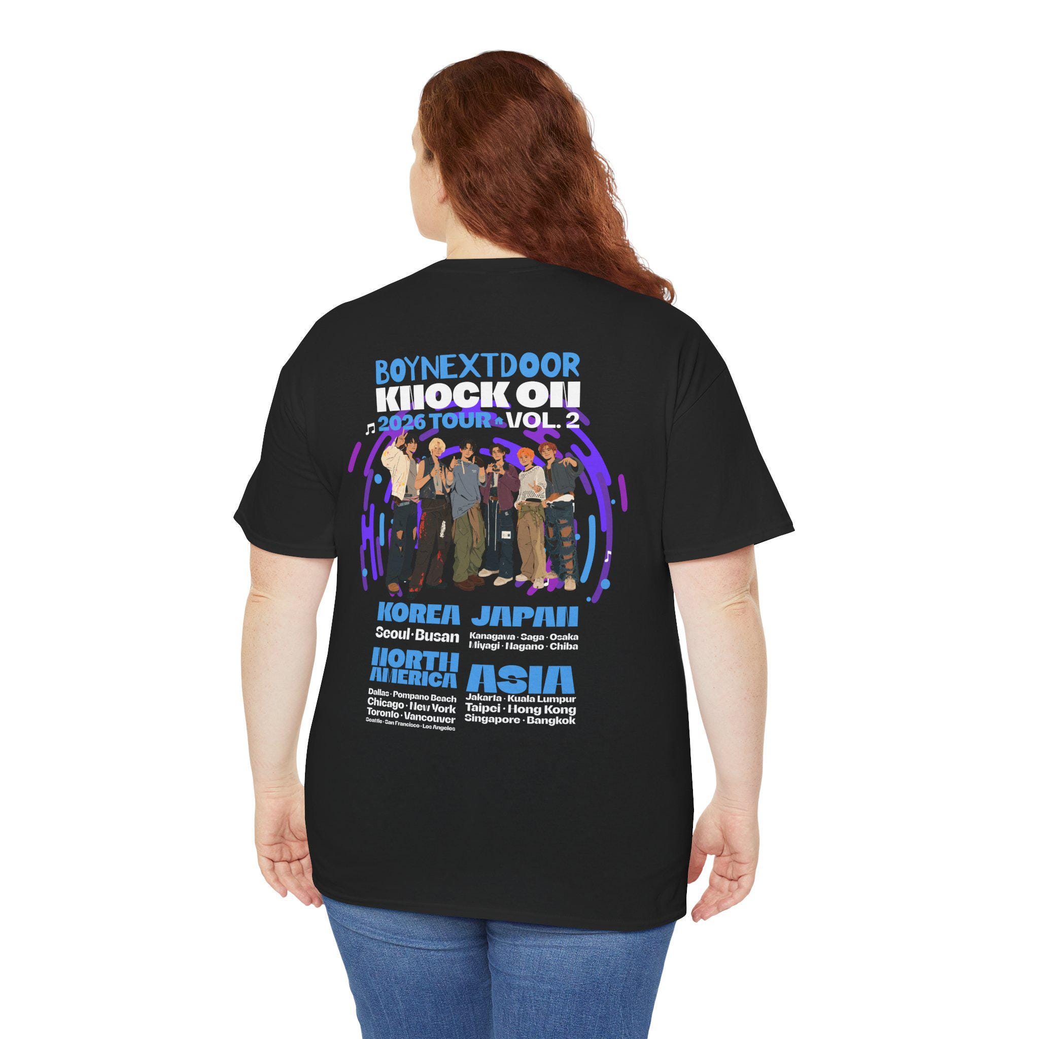 Boynextdoor Knock on Tour Shirt Vol. 2 | Graphic T-shirt - Etsy