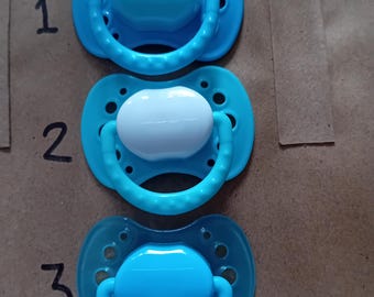 Ciuccio magnetico per bambola reborn t&k's reborn nursery BLU