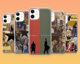 Hamilton Musical Phone Case Broadway Cover for iPhone 17, 17Pro, 17Pro Max, 16, 16Pro, 15, 14, 13, 12, Samsung S26, S25, A16, Pixel 10, 9