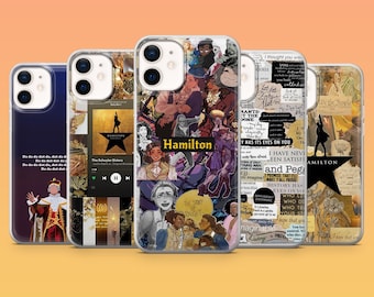 Hamilton Musical Phone Case Broadway Theater Popstar Cover for iPhone 17, 17Pro Max, 16, 15, 14, 13, 12, Samsung S26, S25, A16, Pixel 10, 9
