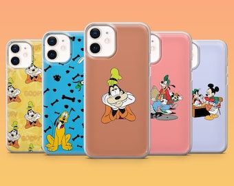 Goofy Phone Case Disney Cartoon Classic Character Cover for iPhone 17, 17Pro Max, 16, 15, 14, 13, 12, Samsung S26, S25, A16, Pixel 10, 9