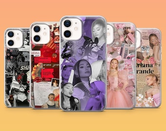 Ariana Grande Phone Case Celebrity Singer Popstar Cover for iPhone 17, 17Pro Max, 16, 15, 14, 13, 12, Samsung S26, S25, A16, Pixel 10, 9