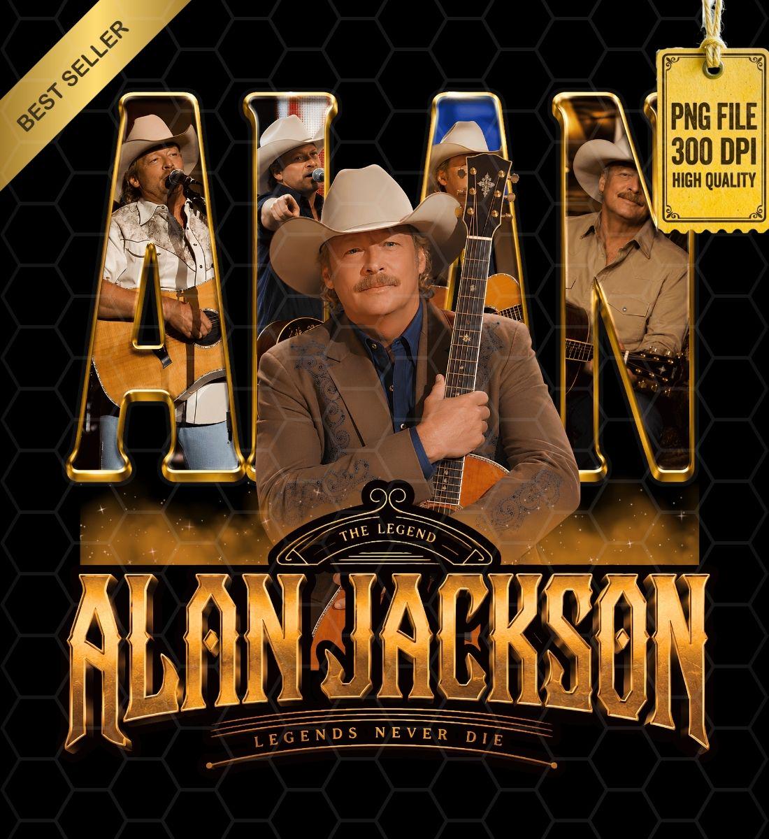 Alan Jackson Art - Etsy