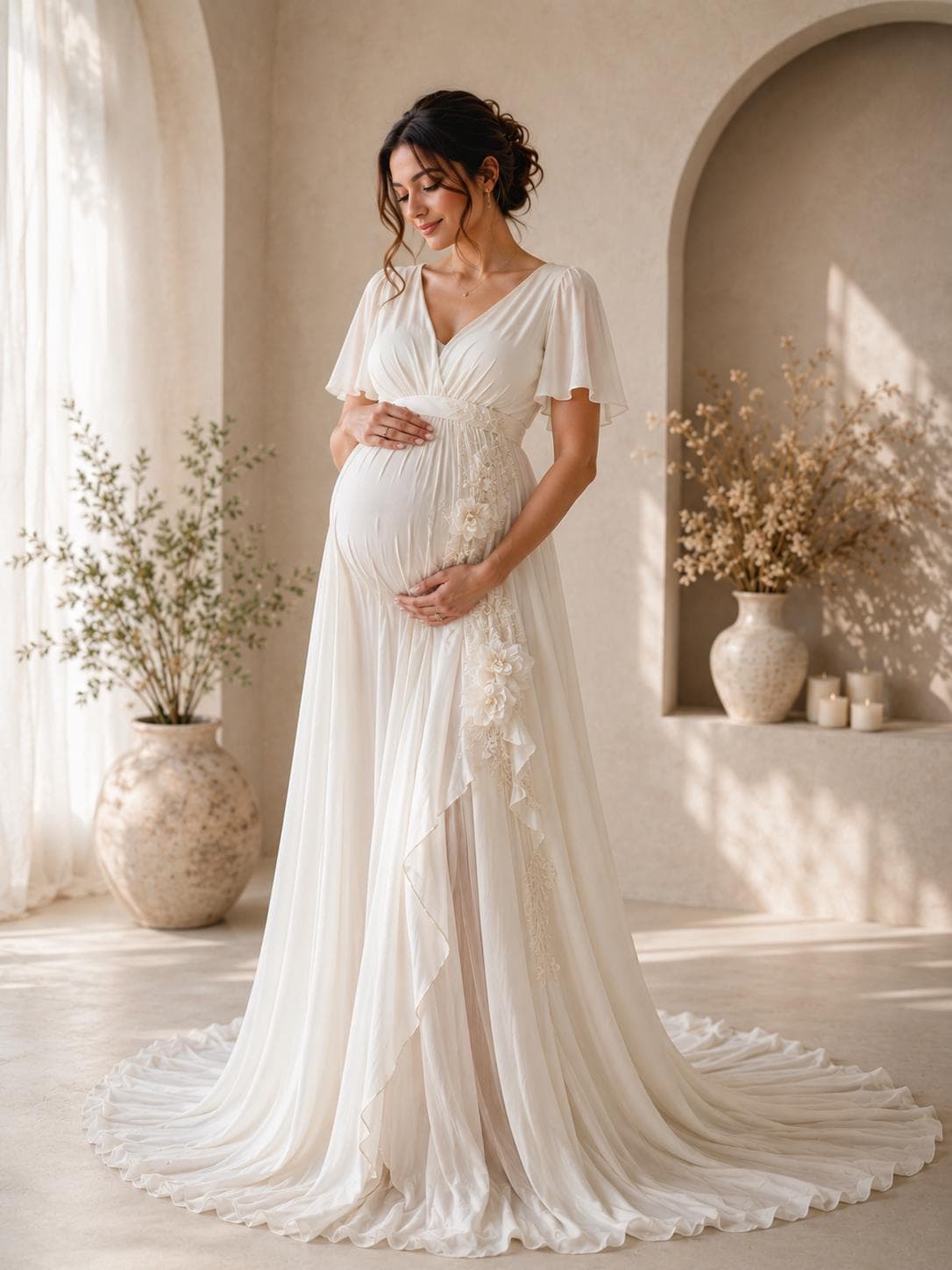 Wedding dresses for pregnant bride - Etsy 日本