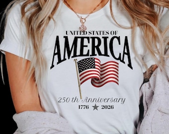 United States of America 250th Anniversary Shirt, USA Patriotic Tee, America 1776-2026 Celebration T-Shirt