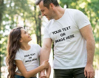 Dad Son Daughter Matching Shirts, Custom Family Tees, Father Kids Outfit, Matching Family Vacation Shirts, Personalized Family Gifts